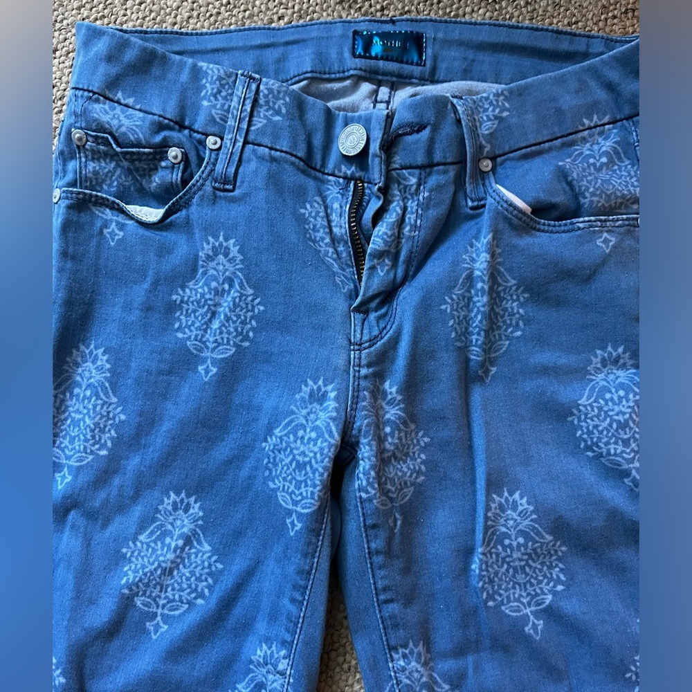 EUC Mother patterned jeans